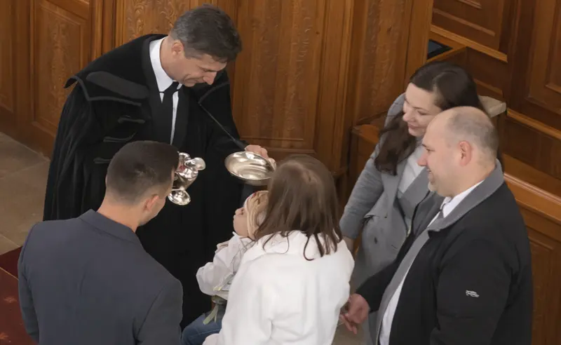 Keresztelő a Mátyásföldi Református Gyülekezetben