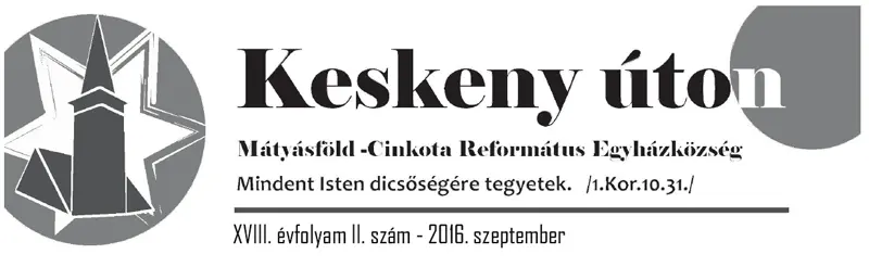 Keskeny úton – 2016. szeptember