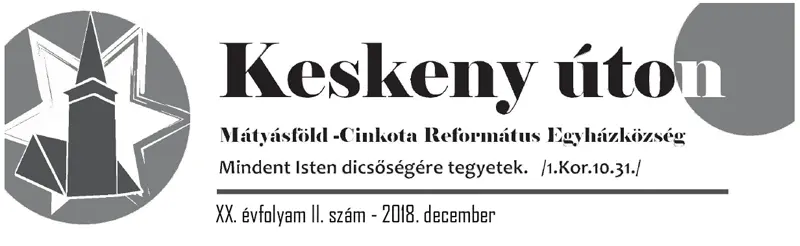 Keskeny úton – 2018. december