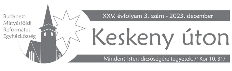 Keskeny úton – 2023. december