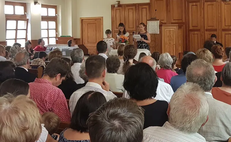 Tanévzáró istentisztelet, gyermekelőadás